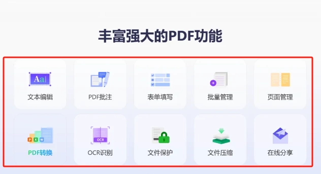 PDF格式转换功能
