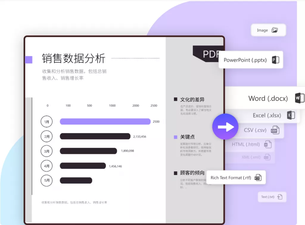 转换PDF文件为文本格式