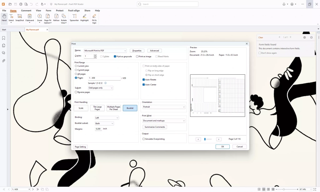 Foxit PDF 打印机