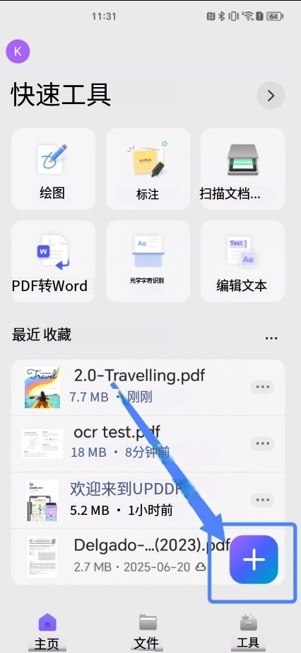 打开 PDF 文件