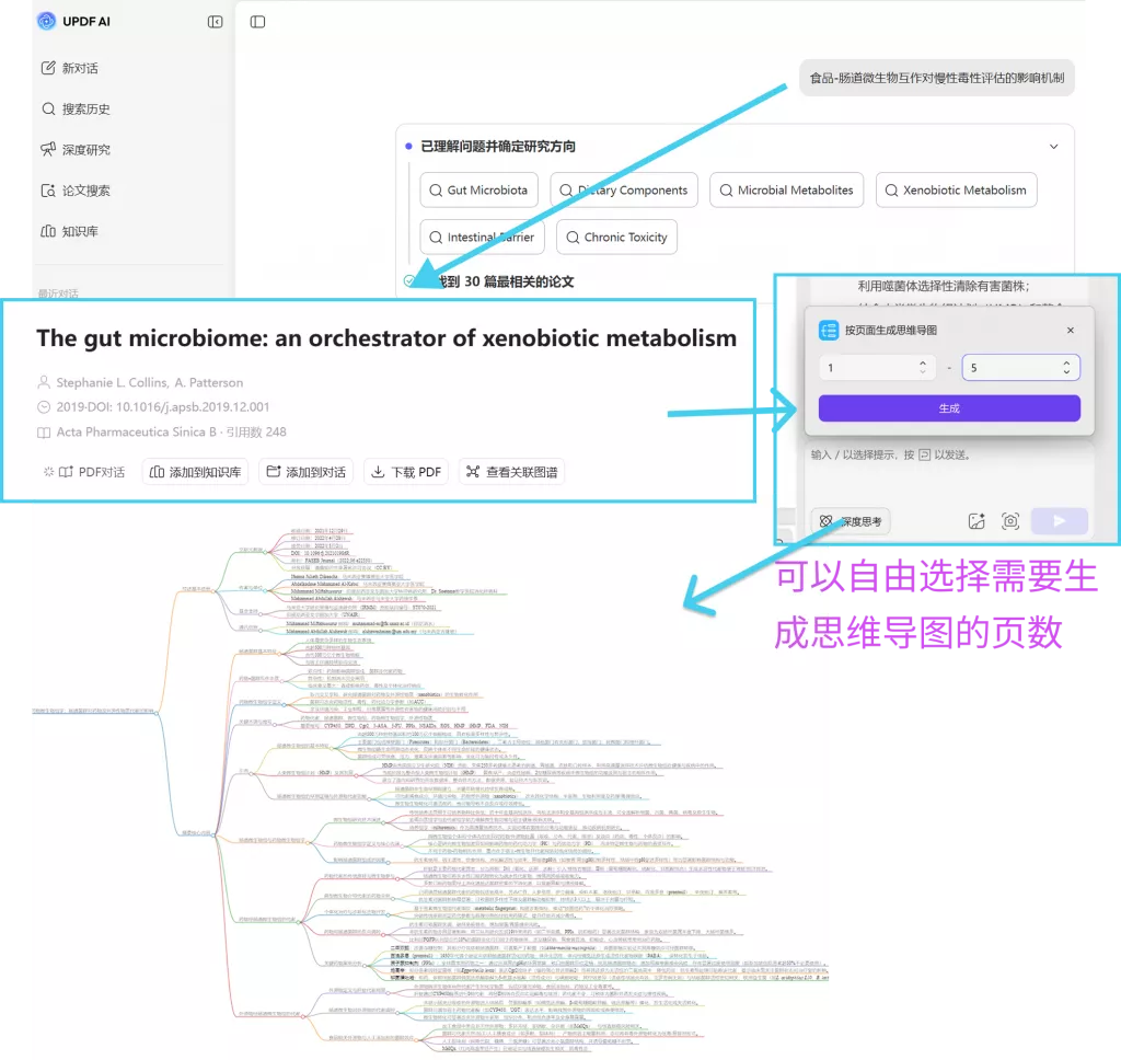 文献转换为思维导图